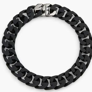 GIVENCHY
G CHAIN MEDIUM BLACK NECKLACE - BLACK